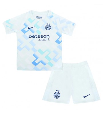Inter Milan Replika Babytøj Udebanesæt Børn 2025-26 Kortærmet (+ Korte bukser)